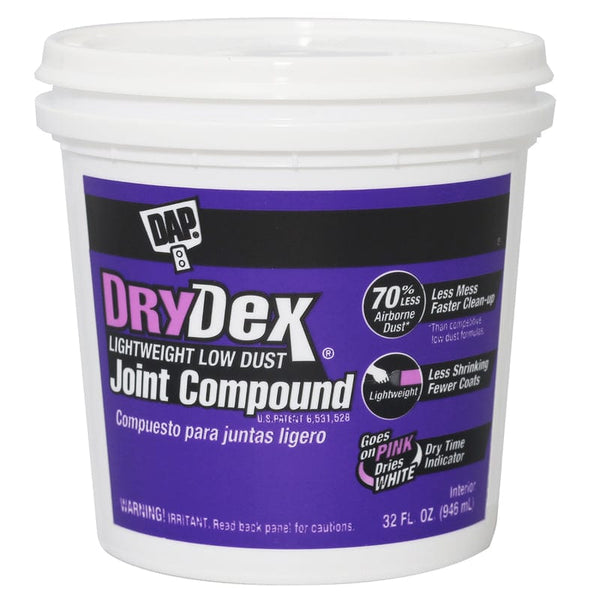 DAP Joint Compound DAP DryDex White All Purpose Lightweight Joint Compound 32 ounce 070798123854