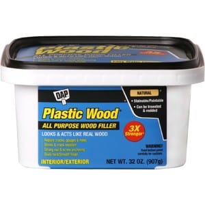 DAP Wood Filler Dap 00525 32oz Natural Latex Plastic Wood 070798005259