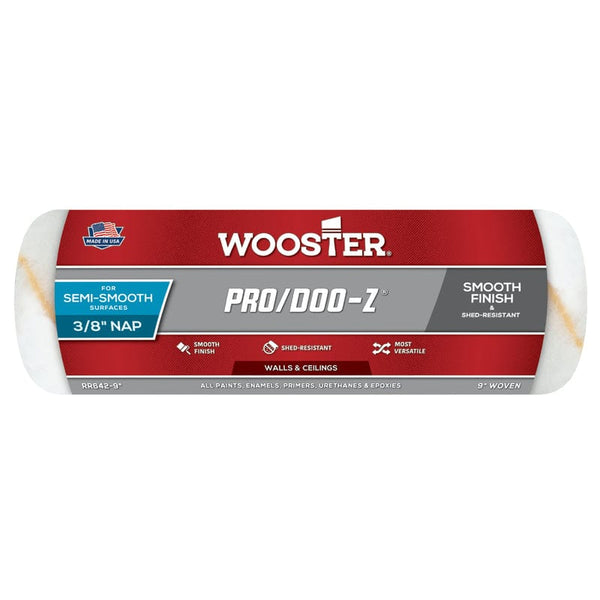 WOOSTER Roller Cover 3/8" x 9" Wooster Professional Pro/Doo-Z High-Density Woven Roller Cover 071497118059