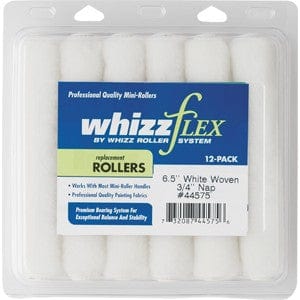 WHIZZ Roller Cover Whizz Woven 3/8 in. x 6.5 in. W Mini Paint Roller Cover 12 pk 732087445404