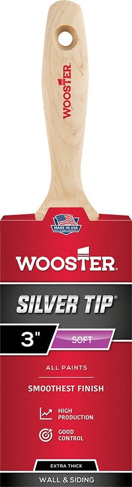 Wooster 5223 3" Silver Tip Wall Brush