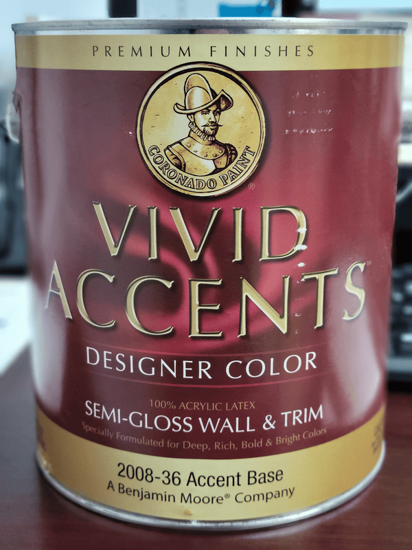CORONADO Interior Paints Color Code Vivid Accents Designer Color Semi Gloss Wall & Trim Paint (2008-36) 755837352319