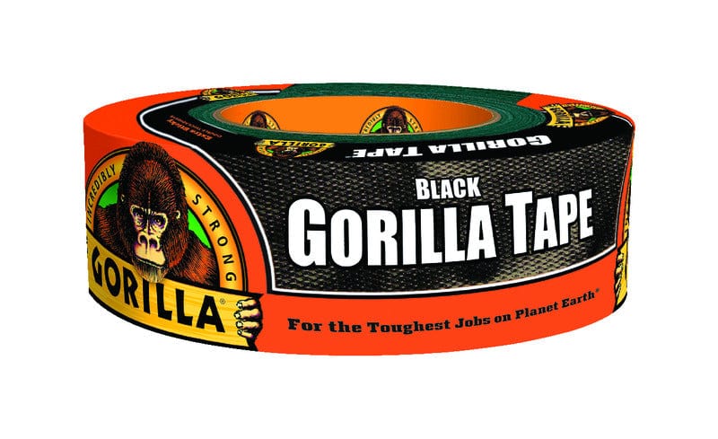 GORILLA Duct Tape Gorilla 1.88 in. W x 35 yd. L Black Duct Tape 052427600356