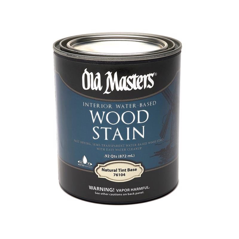 Old Masters Wood Stain Old Masters Water Based Interior Wood Stain Quart Size