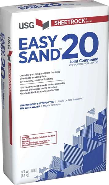 Sheetrock Other 20 min Sheetrock Sand Easy Sand Joint Compound 18 lb. 616210130200