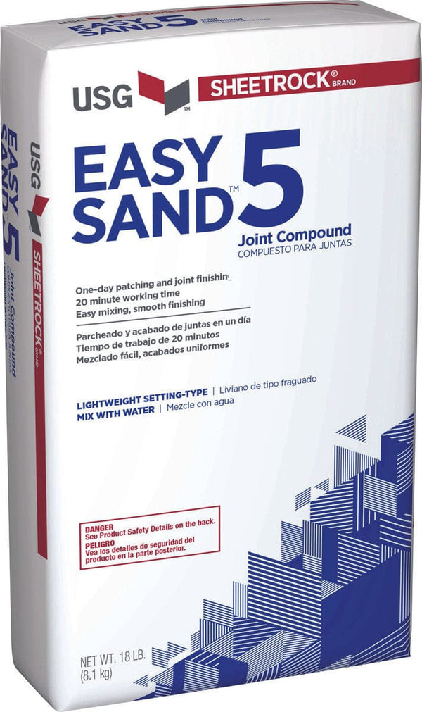 Sheetrock Other 5 min Sheetrock Sand Easy Sand Joint Compound 18 lb. 081099004674