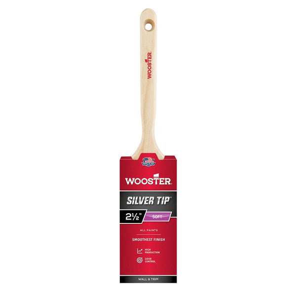 WOOSTER Paint Brush 2 1/2" Wooster Silver Tip Flat Paint Brush 071497161277