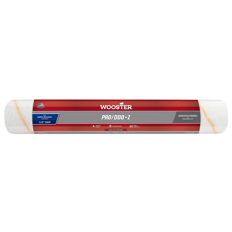 WOOSTER Roller Cover 1/2" x 18" Wooster Professional Pro/Doo-Z High-Density Woven Roller Cover 071497118080