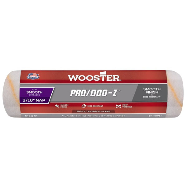 WOOSTER Roller Cover 3/16" x 9" Wooster Professional Pro/Doo-Z High-Density Woven Roller Cover 071497118042