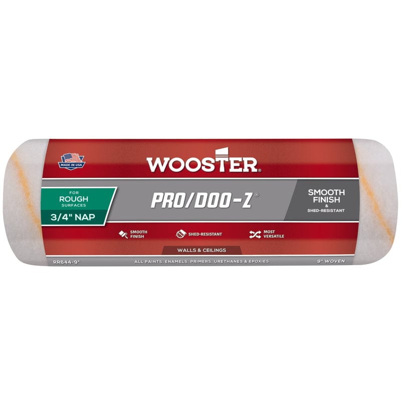 WOOSTER Roller Cover 3/4" x 9" Wooster Professional Pro/Doo-Z High-Density Woven Roller Cover 071497118097