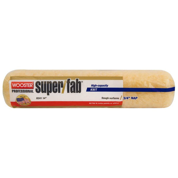 WOOSTER Roller Cover Wooster Super/Fab Knit 14 in. W X 3/4 in. Regular Paint Roller Cover 1 pk 071497660381