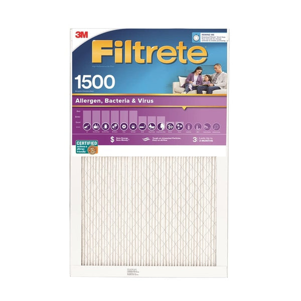 3M Filtrete. D 12 MERV Pleated Ultra Allergen Filter 1each