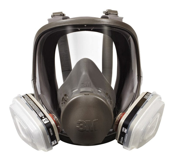 3M P95 Paint Spray and Pesticide Application Full Face Respirator Gray 1 pc.