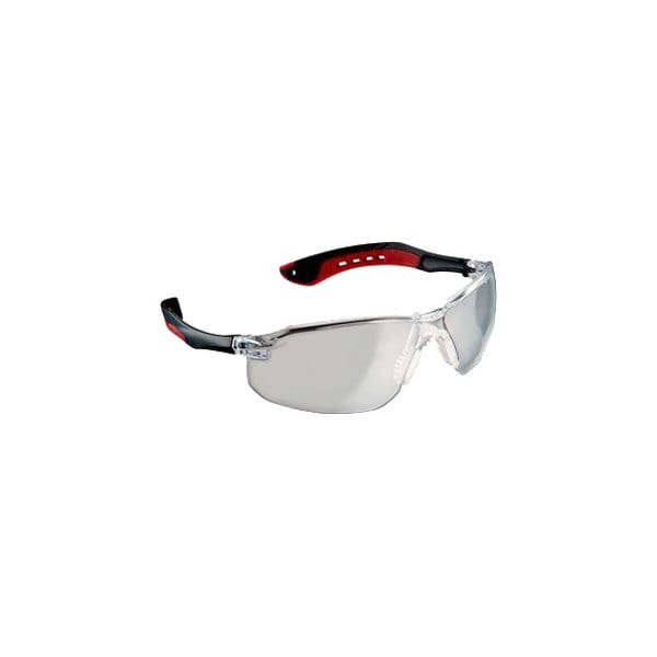 3M Safety Glasses Clear Lens Black/Red Frame 1 pc.