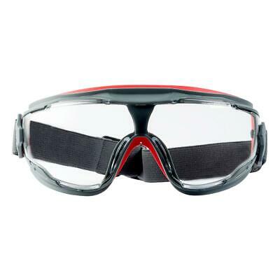 3M Scotchgard Anti-Fog Safety Goggles Clear Lens Gray/Red Frame
