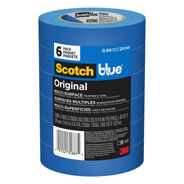 Wide Blue Painters Tape, 4 inch & 9 inch (60 Yards), 3D Printing Tape