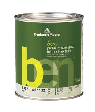 Ben Waterborne Interior Paint- Semi-Gloss W627