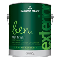 Benjamin Moore Ben Exterior Paint- Flat (541)