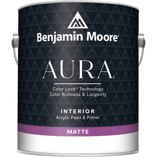 Benjamin Moore Paint Gallon / White Aura® Waterborne Interior Paint - Matte Finish N522 023906757205