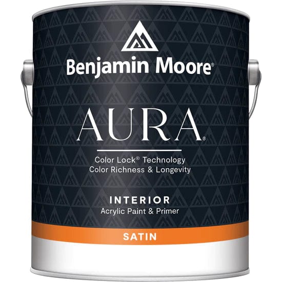 Benjamin Moore Paint Gallon / White Aura® Waterborne Interior Paint - Satin Finish N526 023906757465