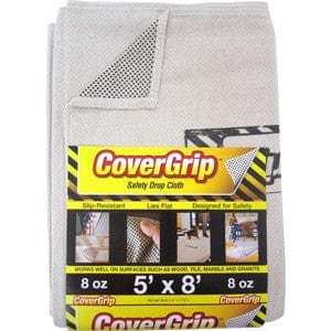 CoverGrip 3.5 ft. W x 12 ft. L Canvas Drop Cloth