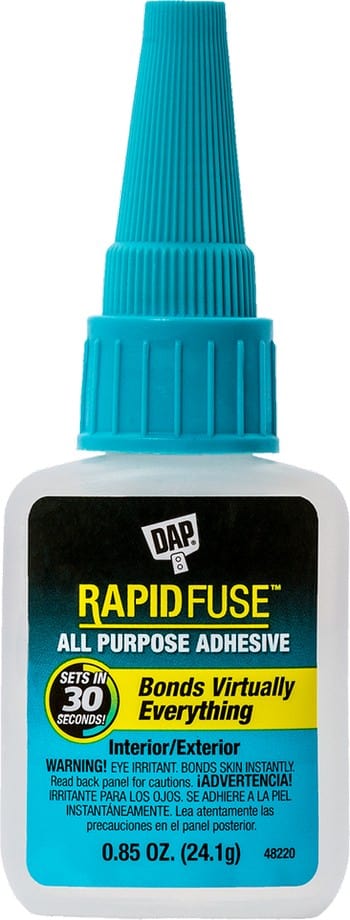 DAP Adhesive Caulk Dap 00155 .85oz Rapid Fuse All Purpose Adhesive 070798001558