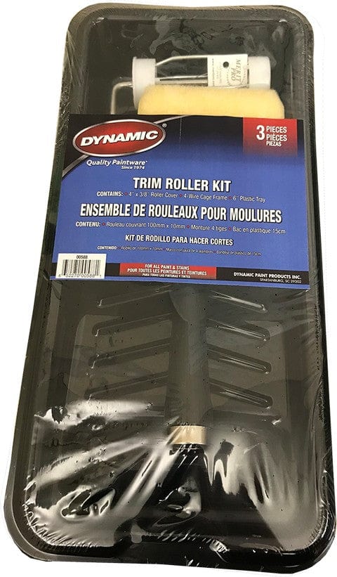 Dynamic 00588 4" Multi-Purpose Trim Roller Kit - 3PC