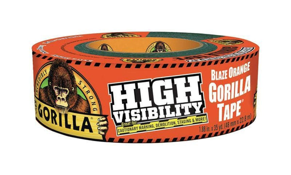 Gorilla 1.88 in. W x 35 yd. L Blaze Orange High-Visibility Duct Tape