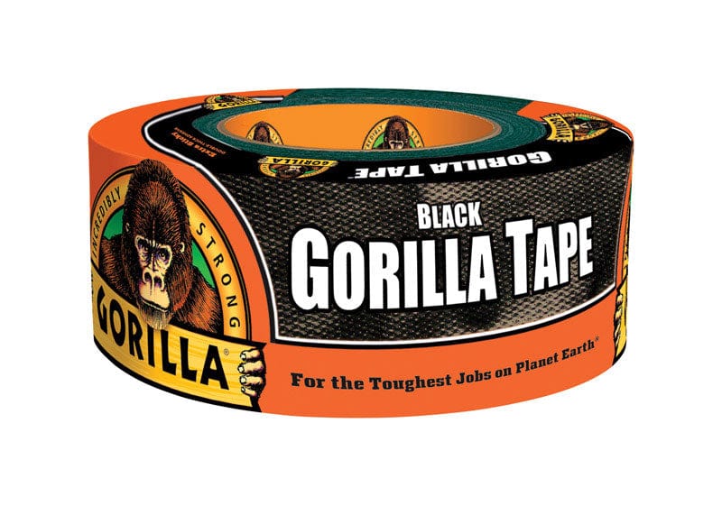 GORILLA Hardware Gorilla 1.88 in. W X 10 yd L Black Duct Tape 052427010384