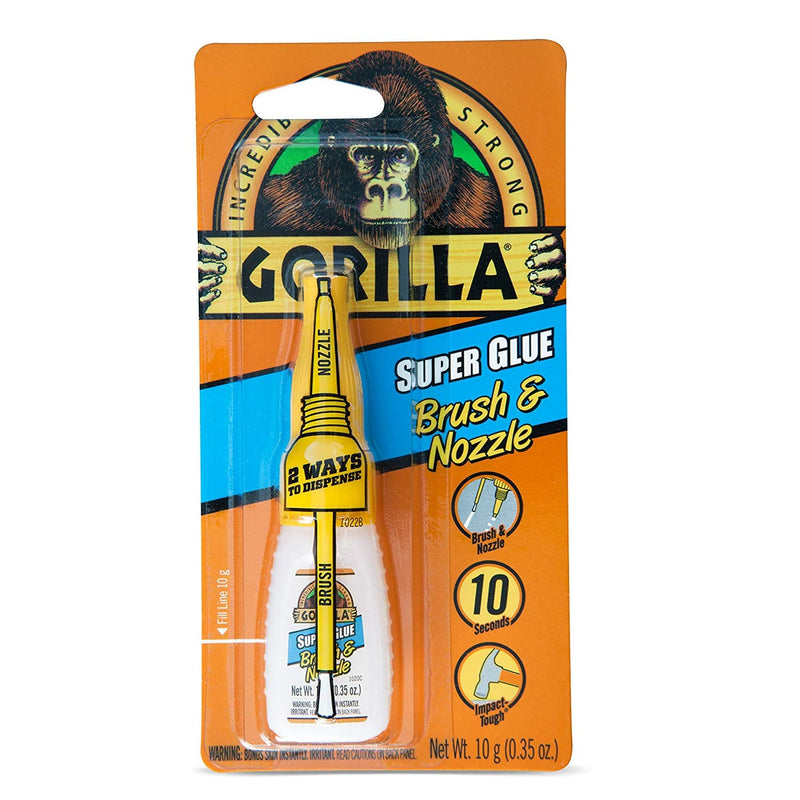 Gorilla Super Glue Brush Nozzle 0.35 Oz - Office Depot