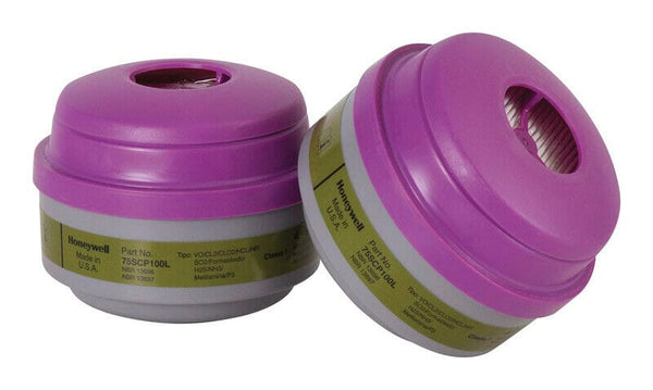 Honeywell North P100 Paint Spray and Pesticide Repla .  Cartridge & Filter Pink 2 pk (RAP-74043)