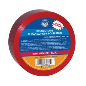 Red Polyethylene Stucco Tape 2" X 60-Yds
