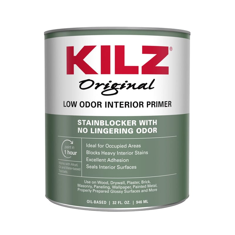 KILZ Original Odorless White Flat Oil-Based Primer and Sealer