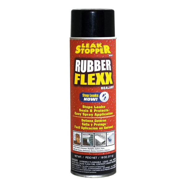 Leak Stopper Rubber Flexx Gloss Black Rubber Polymers Roof Patch 18 oz.