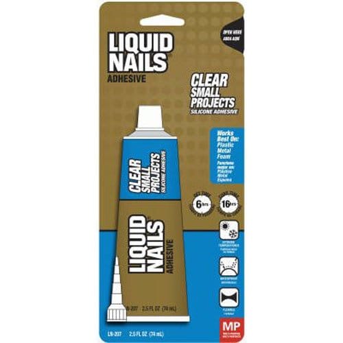 Liquid Nails LN207 All Purpose 2.5-Ounce Adhesive, 2.5oz Clear