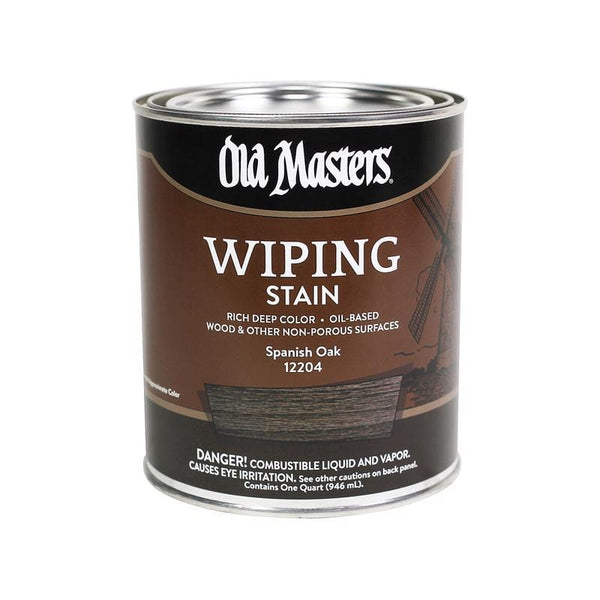 Old Masters Semi-Transparent Rich Mahogany Oil-Based Wiping Stain 1 qt