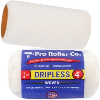 Pro Roller 4" X 1/4" Dripless lint - free roller