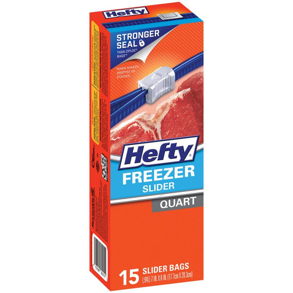 REYNOLDS CONSUMER PRODUCTS Freezer Bag Hefty 1 qt. Freezer Bag 15 Pk 013700822155