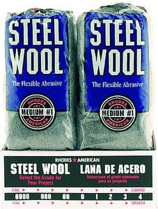 Rhodes American Steel Wool 16 Pad Poly Sleeve