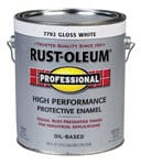 Rust-Oleum Professional Indoor and Outdoor Gloss White Oil-Based Protective Paint 1 gal.