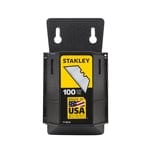 Stanley Steel Heavy Duty Blade Dispenser with Blades 2-7/16 in. L 100 pc.