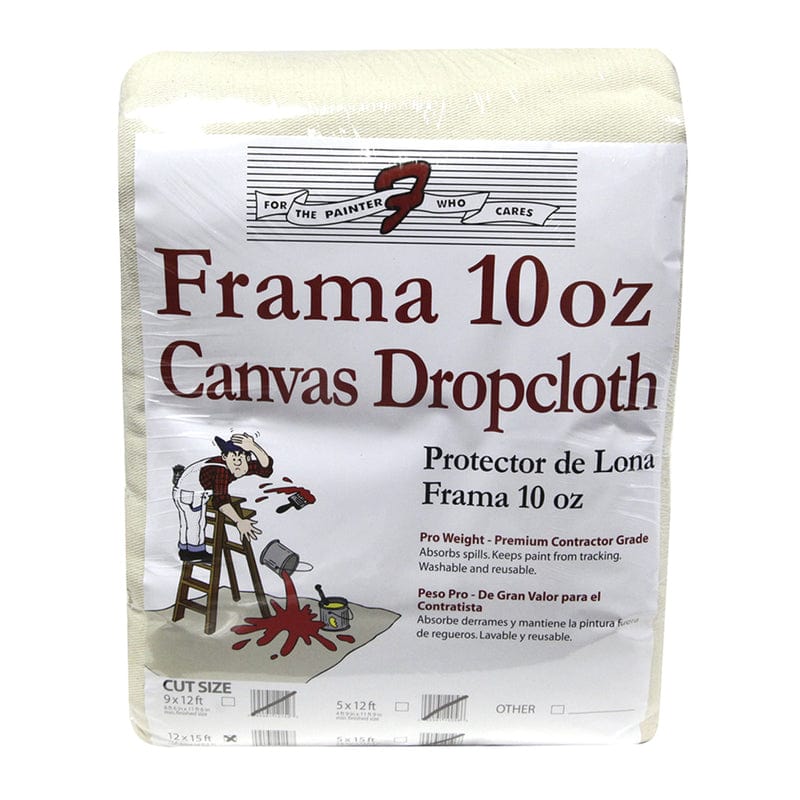 Trimaco Frama 12 W x 15 ft. L 10 Canvas Drop Cloth 1 pk