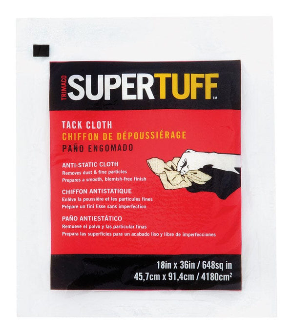 Trimaco SuperTuff 36 in. W x 18 L White Cotton Tack Cloth
