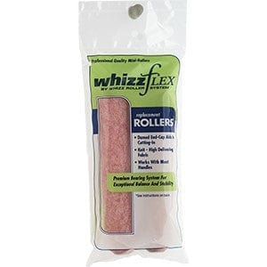 Whizz Roller Cover Whizz 44218 6-1/2" Pink Polyester 1/2" Nap Mini Roller 2Pk