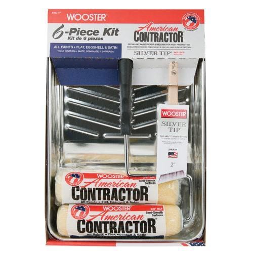 Wooster American Contractor 9"X3/8" & 2" Silver Tip Kit