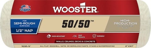 Wooster Profesional 50/50 Lambswool/Polyester Knit Roller Cover